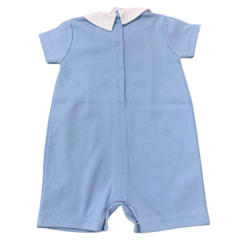 Macaquinho Romper Marinheiro Azul Claro - 100% algodão - comprar online