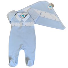 Manta Baby Pima Coelhinho Azul - comprar online