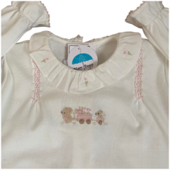 Macacão Carriola Baby Design Off White - P - comprar online