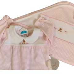 Manta Baby Pima Xadrez Ursinha - comprar online