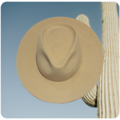 Sombrero Australiano "Doña" - Boa Negra