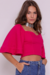 Cropped Delicate Essence Rosa Escuro - loja online