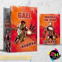 Bolsitas Personalizadas - Iron Man - Pack x 10