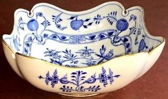 Centro en porcelana de Meissen azul y blanco - comprar online