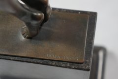 Escultura de bronce firmada Hella Unger - Capdepont Antiques