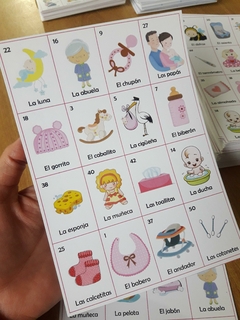 Lotería Baby shower niña - comprar en línea