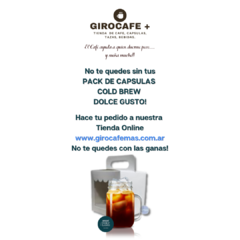 COLD BREW x 12 Cápsulas Sueltas - DOLCE GUSTO. - Giro Cafe Mas