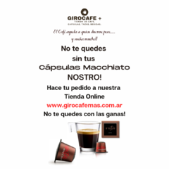 NOSTRO - CAJA x 10 CÁPSULAS MACCHIATO. - Giro Cafe Mas