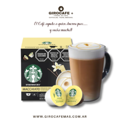 STARBUCKS - DOLCE GUSTO - Madagascar Vainilla Macchiato x 12 Cápsulas.