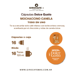 Llegó!! MOCHACCINO CANELA - Caja X 16 Cápsulas Dolce Gusto. - comprar online