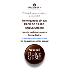 PACK x 2 CAJAS SABORES CLÁSICOS DOLCE GUSTO - Giro Cafe Mas