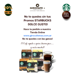 PACK x 5 CAJAS STARBUCKS DOLCE GUSTO x 12 CÁPSULAS. en internet