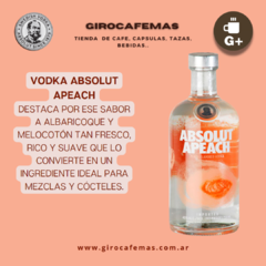 VODKA ABSOLUT APEACH x 700 ml. - comprar online