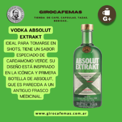 VODKA ABSOLUT EXTRAKT x 700 ml. - comprar online