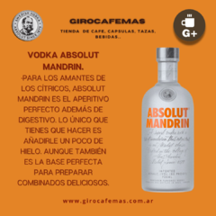 VODKA ABSOLUT MANDRIN x 700 ml. - comprar online