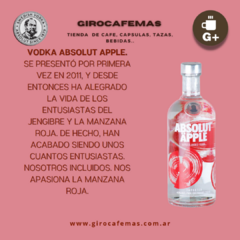 VODKA ABSOLUT APPLE x 700 ml. - comprar online