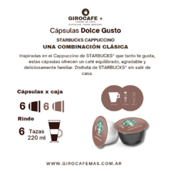 STARBUKS - DOLCE GUSTO - Cappuccino x 12 Cápsulas - comprar online