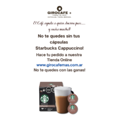 STARBUKS - DOLCE GUSTO - Cappuccino x 12 Cápsulas - Giro Cafe Mas