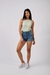 Shorts Riu Kiu Jeans barra desfiada - comprar online