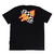 Camiseta Santa Cruz Goal Flames - Preto