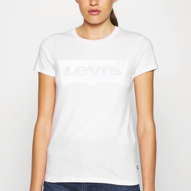 Remera levis blanca sale