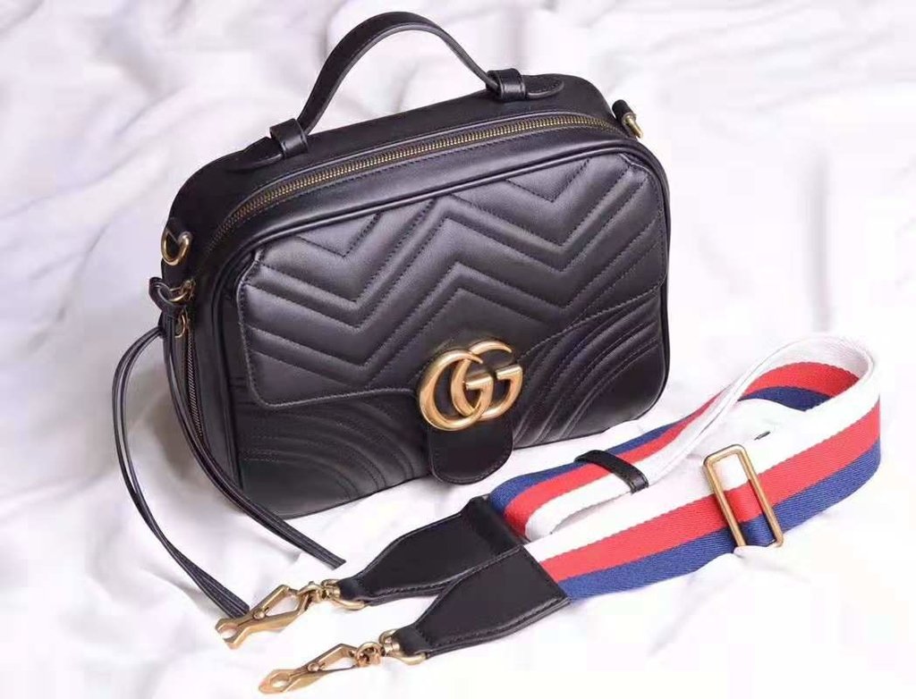 Bolsa Gucci Marmont Canvas - Small, Bolsa de Ombro Feminina Gucci Usado  84222905