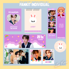 Fankit Stray Kids Individual - Escolher Integrante - Wonderland Store