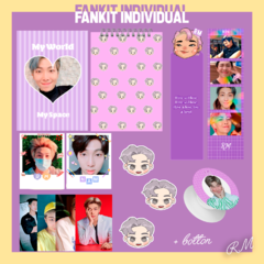 Fankit BTS Individual - Escolher Integrante - loja online