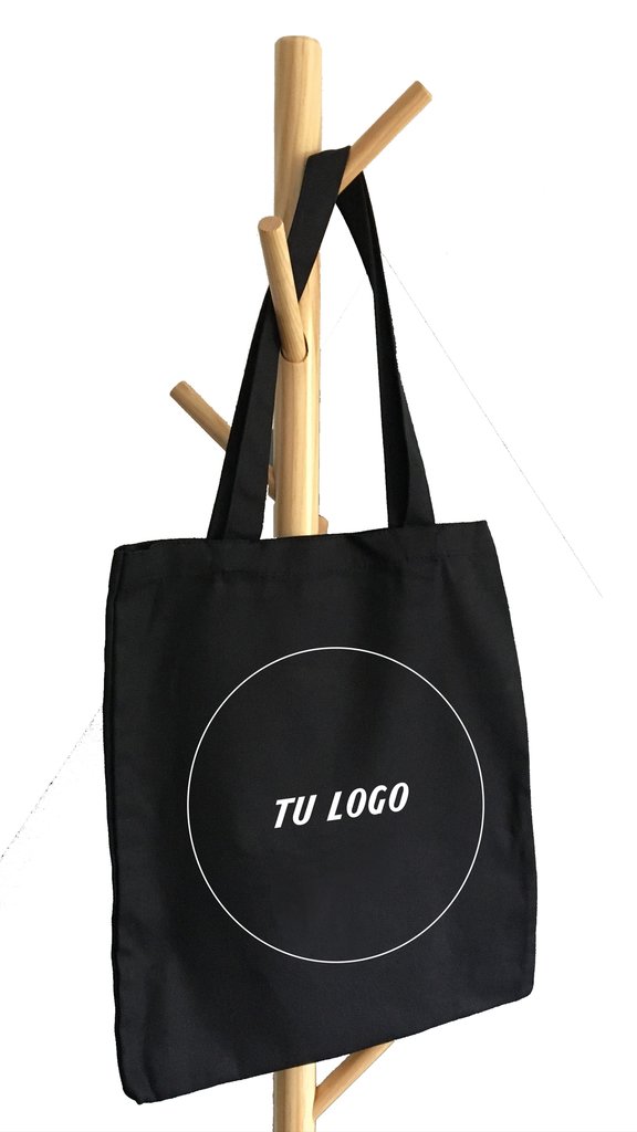 Tote Bag Negra: Paz y Felicidad (negra) - L'informal Design