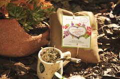 Yerba orgánica con hierbas medicinales "buenos días" de Sano Mate en bolsa ecológica