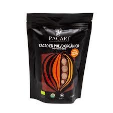 Polvo de cacao orgánico certificado Pacarí de 200 grs.