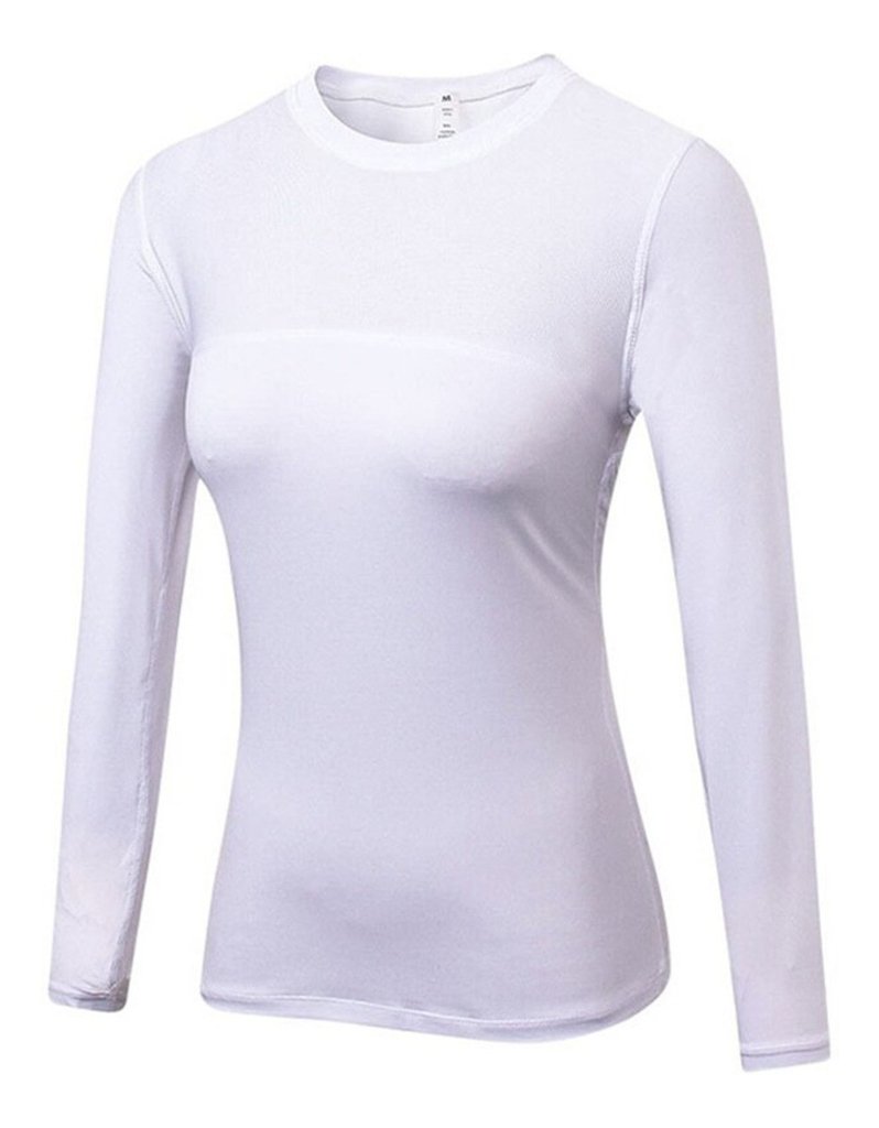 DOMI Camiseta termica primera piel Mujer Blanca - Strikefly flyshop