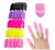 5 capuchones silicona para esmaltado semi