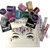 Party kit - 10 geles con glitter + 1 strass facial + 5 strass autoadhesivo