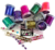 Party kit - 10 geles con glitter + 5 strass autoadhesivos