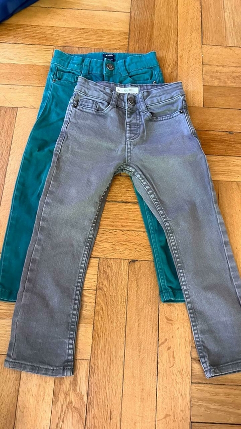 045 - Set de 2 pantalones chupin SLIM - 2 años