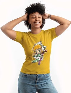 Camiseta Sakura em tinta e rabiscos na internet