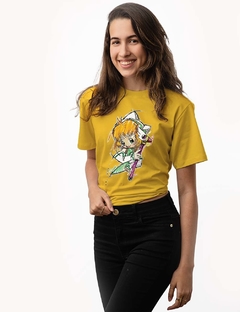 Camiseta Sakura em tinta e rabiscos - comprar online