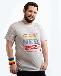 Camiseta Plus Size Gaymer detected na internet