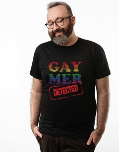 Camiseta Plus Size Gaymer detected