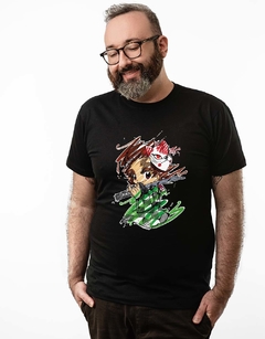 Camiseta Tanjiro Kamado em tinta e rabiscos na internet