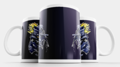 Caneca Batman em tinta e rabiscos - comprar online