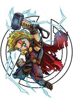 Camiseta Thor chibi - comprar online