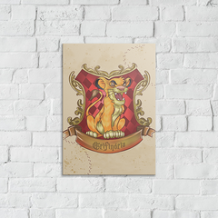 Placa Decorativa A4 Grifinória - Harry Potter Mashup - comprar online