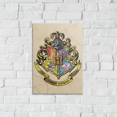 Placa Decorativa A4 Hogwarts - Harry Potter Mashup - comprar online