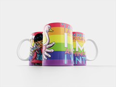 Caneca I am anything i want na internet