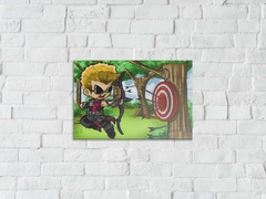 Placa Decorativa A3 Gavião Arqueiro chibi - Vingadores - comprar online