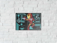 Placa Decorativa A3 Homem de ferro chibi - Vingadores - comprar online