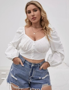 Cropped Plus Size Lin