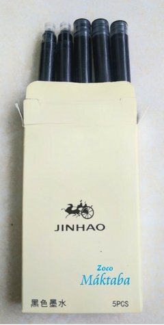 Cartucho de Tinta Jinhao, para Plumas Estilográficas. Negro - comprar online
